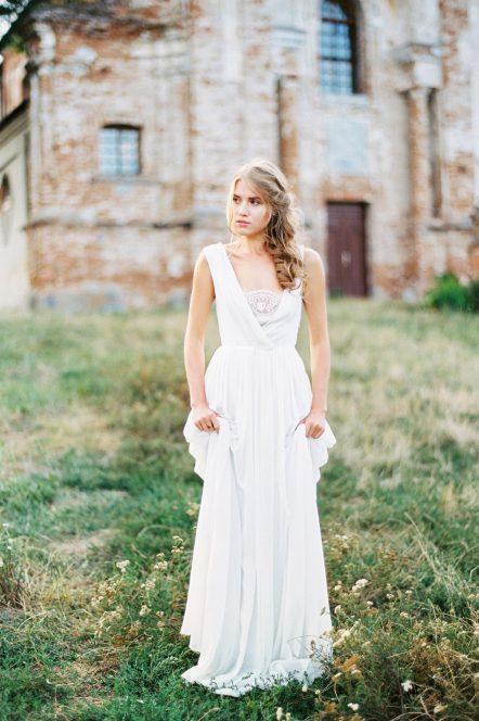 Wedding Dresses without Train Cathy Telle